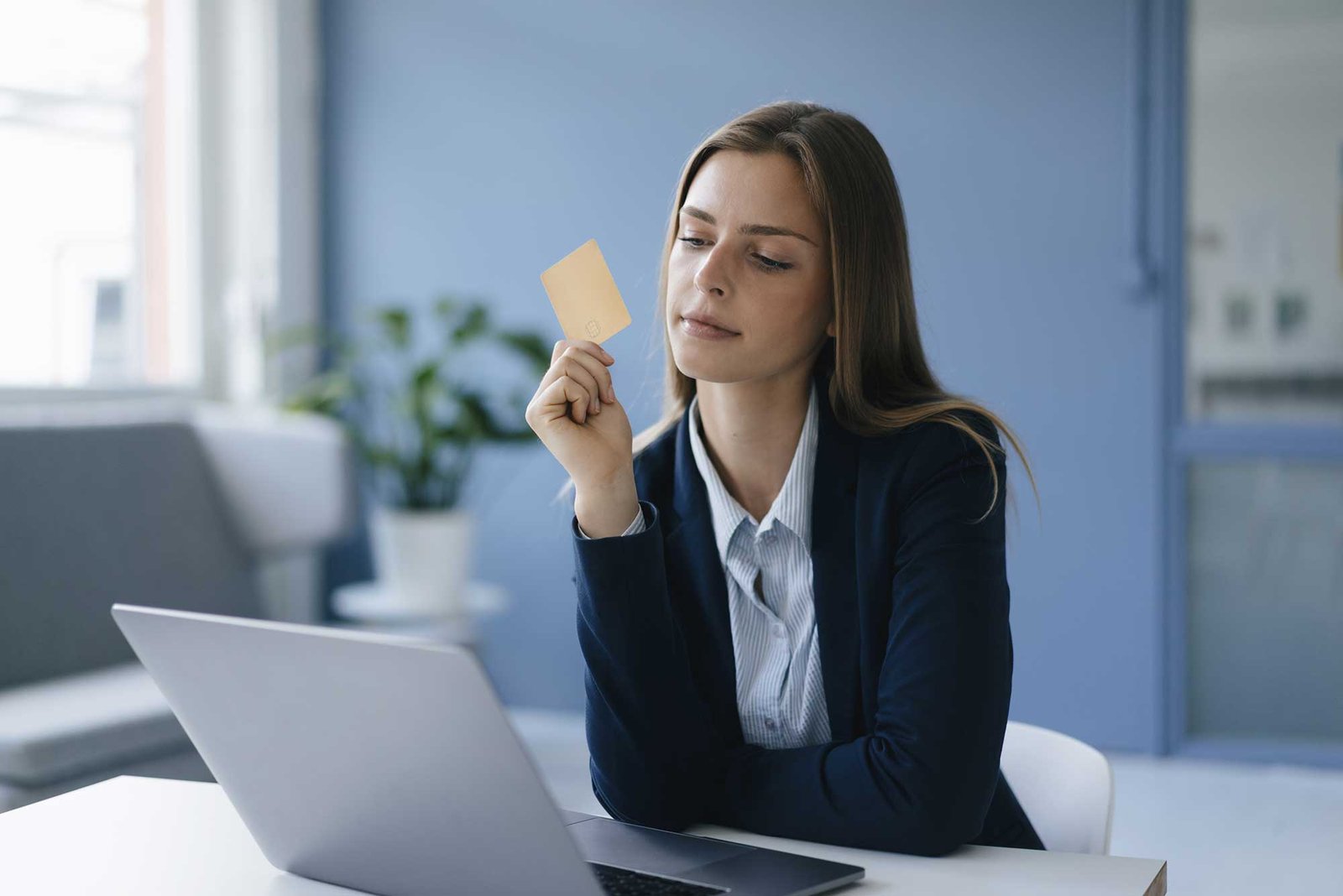 young businesswoman doing online payment with her 2023 11 27 05 18 01 utc 1