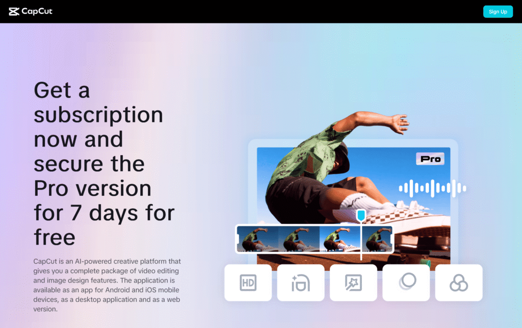 Screenshot 2025 07 24 at 11 46 15 CapCut Get a subscription now and secure the Pro version for free for 7 days 1