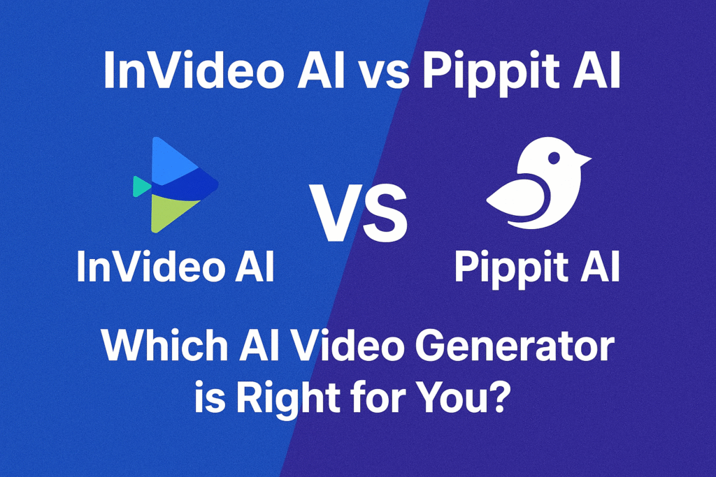 InVideo AI vs Pippit AI: Best AI Video Generator Showdown in 2025