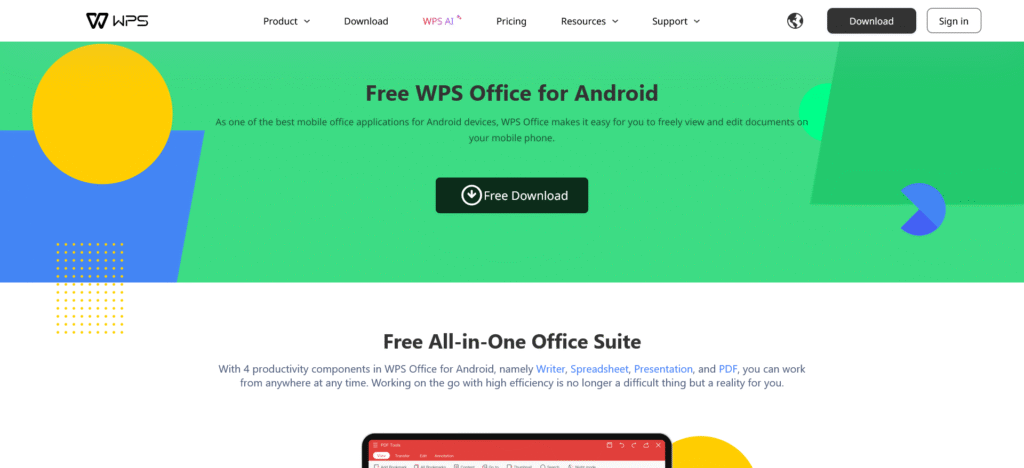WPS Software for Android